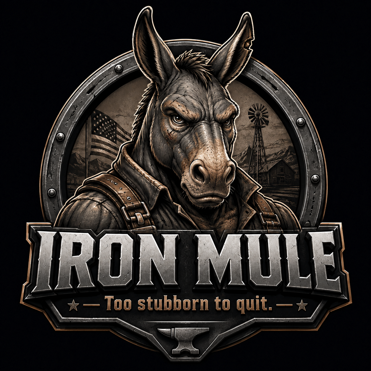 The Iron Mule mascot