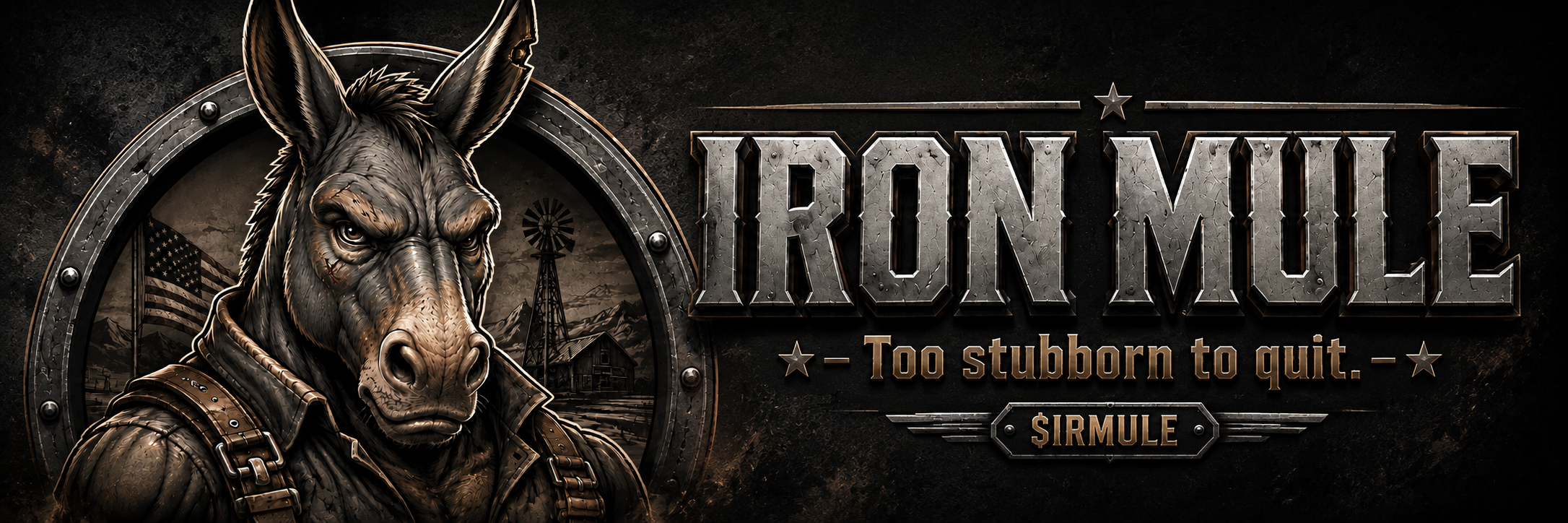 Iron Mule mascot and logo